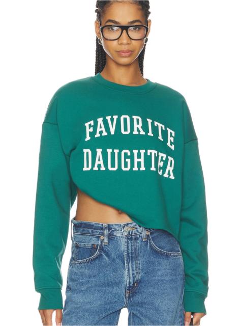 Favorite Daughter The Cropped Collegiate Sweatshirt