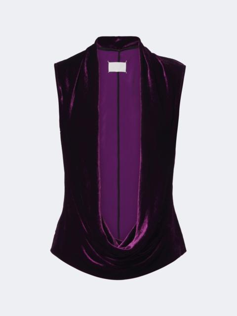Maison Margiela Velvet top