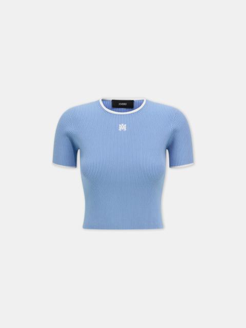 AMIRI WOMEN'S MA RIB KNIT BABY TEE