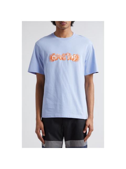 Martine Rose Classic Cotton Graphic T-Shirt in Pale Blue/Megatrip at Nordstrom