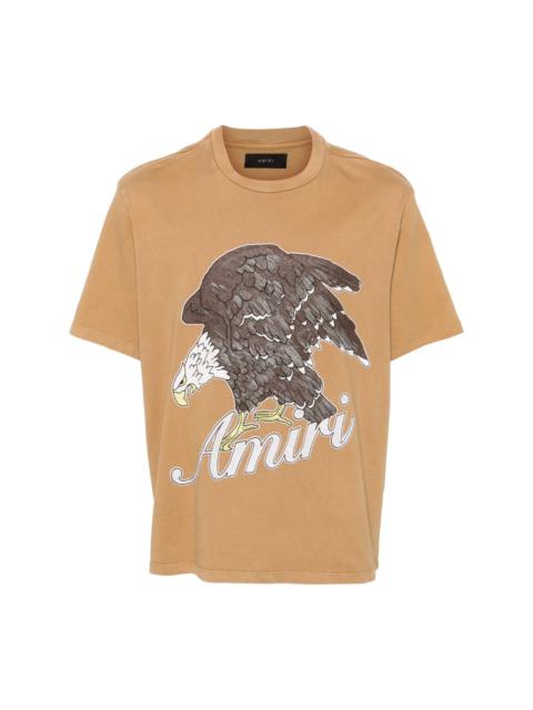 eagle-stamp cotton T-shirt
