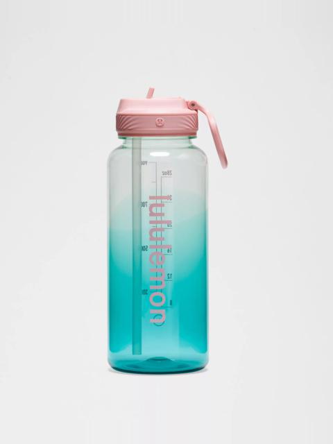 lululemon Back to Life Clear Bottle 32oz *Straw Lid