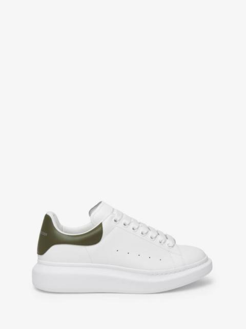 Men's Oversized Sneaker in White/khaki