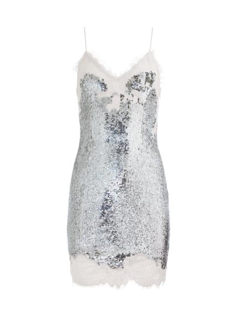 HARLEY SEQUIN MINI SLIP DRESS