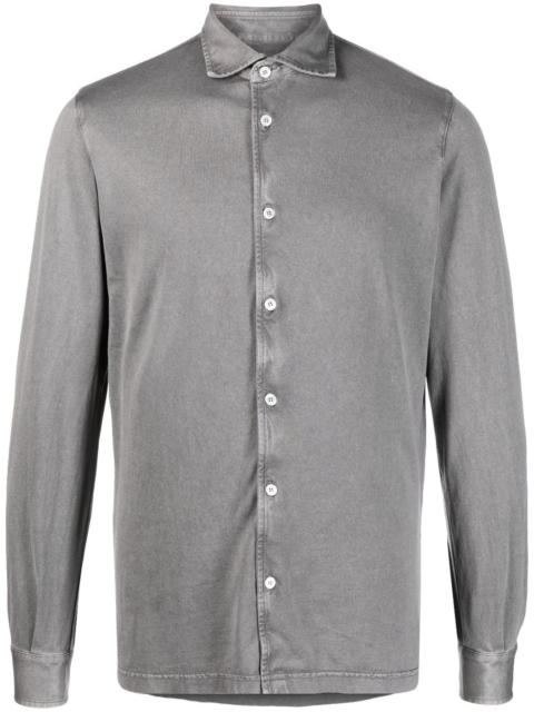 FEDELI long-sleeved cotton shirt