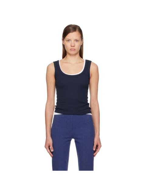 FLORE FLORE Navy Hillie Tank Top