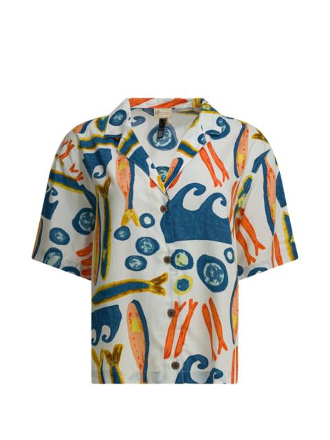 Patagonia patterned shirt