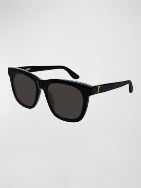 SAINT LAURENT SL M24K Oversize Square Acetate Sunglasses