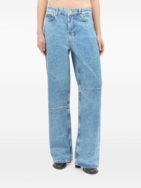 GANNI wide-leg jeans