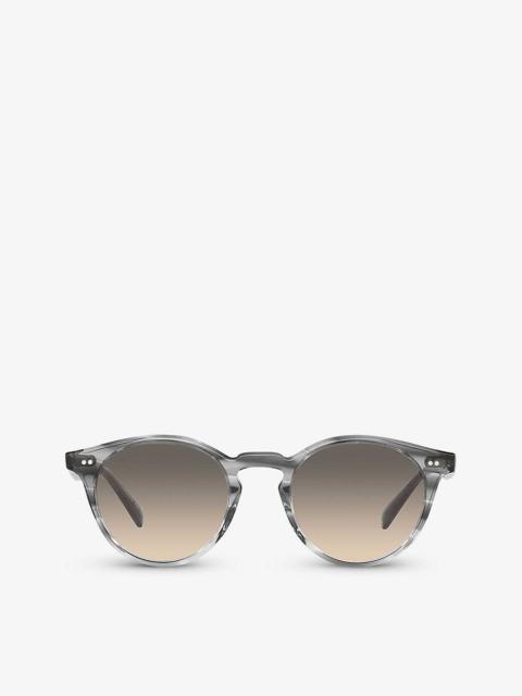Oliver Peoples OV5459SU Romare round-frame acetate sunglasses