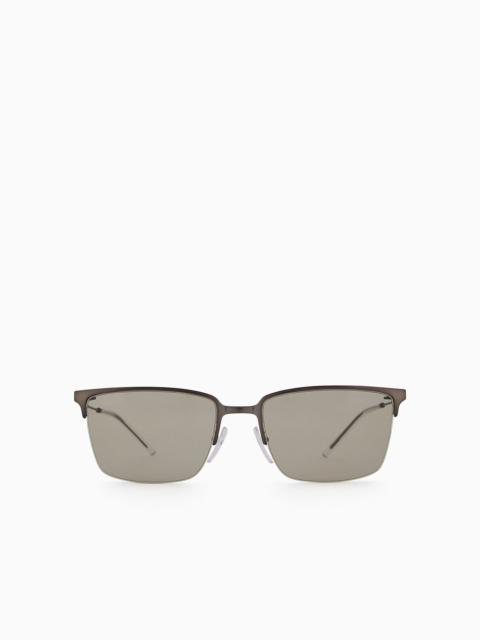 EMPORIO ARMANI Men’s square sunglasses