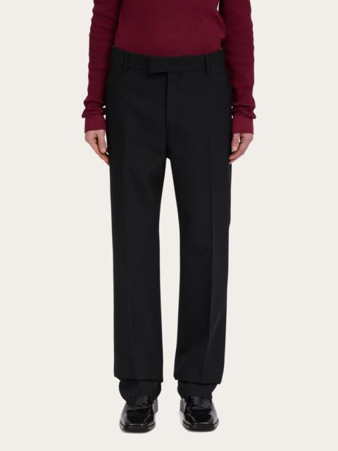 FERRAGAMO Flat front trouser