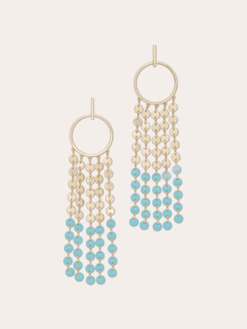 RAMY BROOK Miraya Enamel Chandelier Earrings