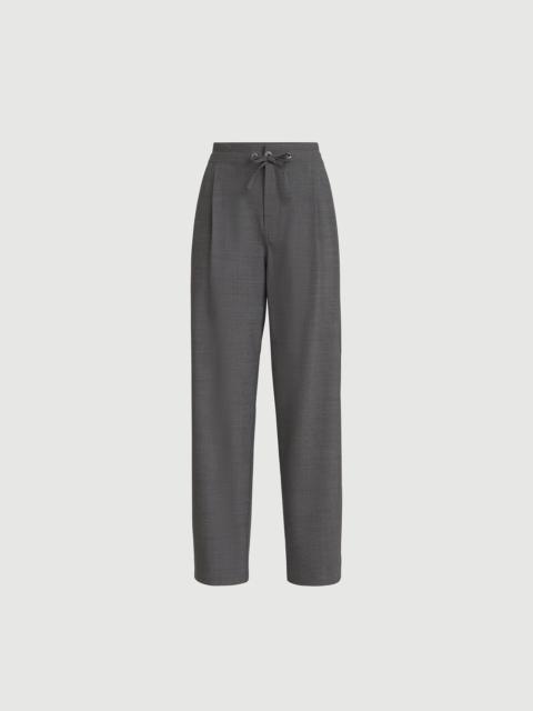 Brunello Cucinelli Tropical luxury wool tailored track trousers