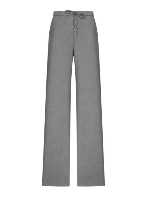 Max Mara Studio WOOL DRAWSTRING TROUSERS