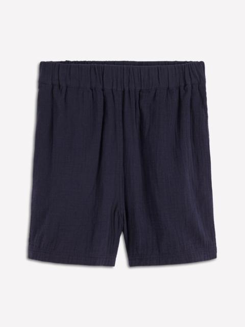 BODEN Pull-on Double Cloth Shorts-Navy