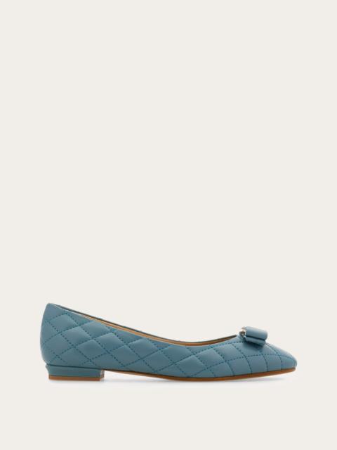 FERRAGAMO Quilted Varina ballet flat