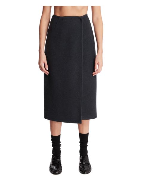 RIER Dark Gray Walker Wrap-skirt