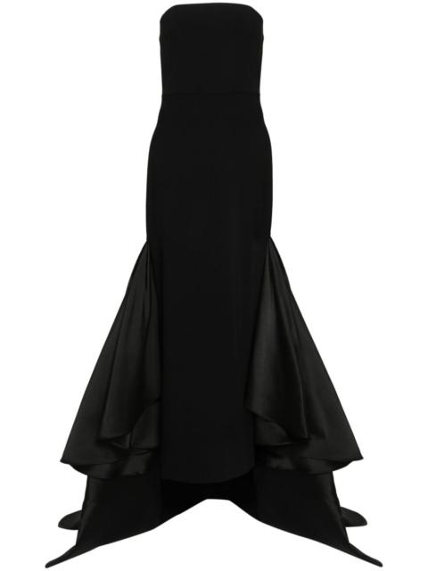 SOLACE LONDON Jodi crepe maxi dress