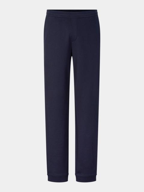 BOGNER Lars knitted trousers in Navy blue