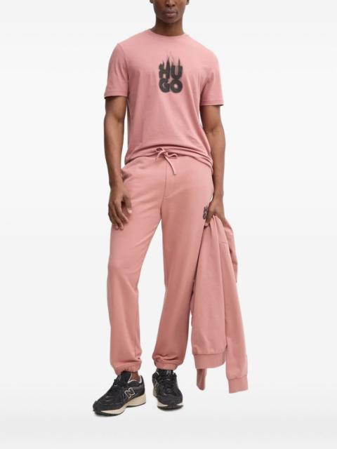 HUGO logo-print hoodie