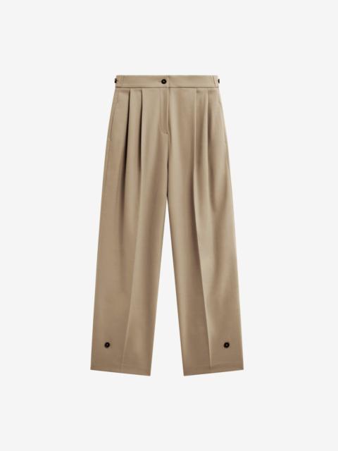 The Frankie Shop Doyer Pleated Trousers - Beige