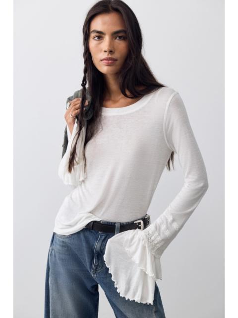 FREE PEOPLE Elisa Long Sleeve Top