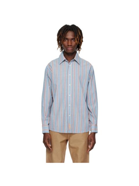 BODE Blue Regatta Stripe Shirt