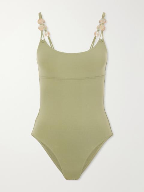 ERES Lynda Bead-embellished Swimsuit