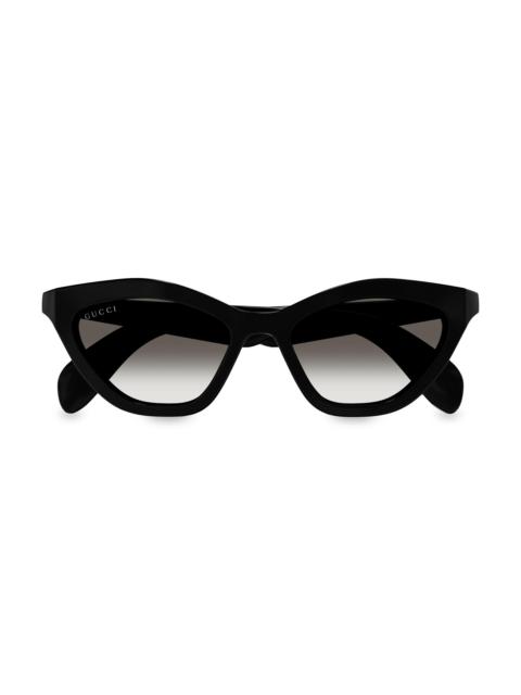 GUCCI Women's Mods 52MM Cat-Eye Sunglasses - Black