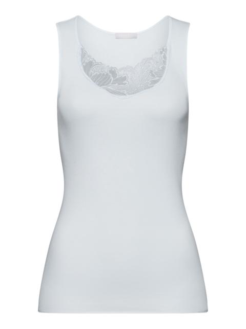 HANRO Anne Cotton Round Neck Tank Top
