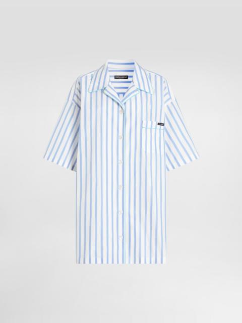 Dolce & Gabbana Striped poplin shirt