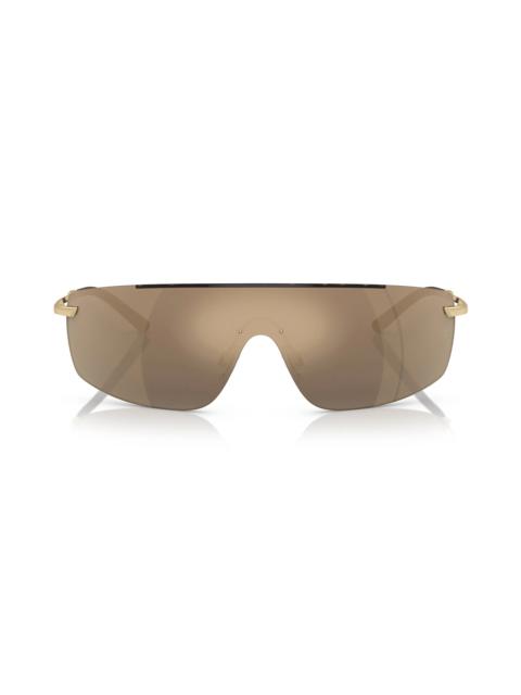 Roger Federer 138mm Rimless Shield Sunglasses