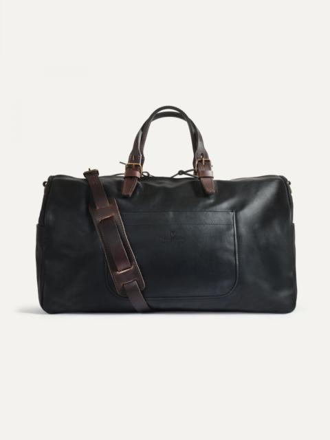 Bleu de Chauffe HOBO LISCIO TRAVEL BAG  -  BLACK