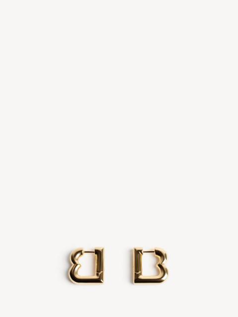 BALENCIAGA Women's Eisa B Xs Earrings in Shiny Gold