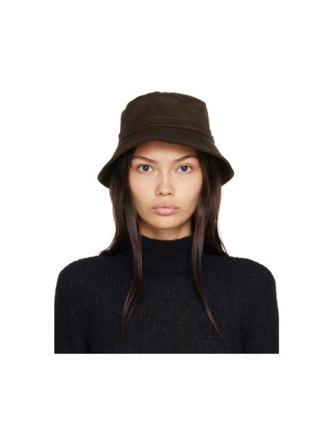 Our Legacy Brown Pearl Bucket Hat