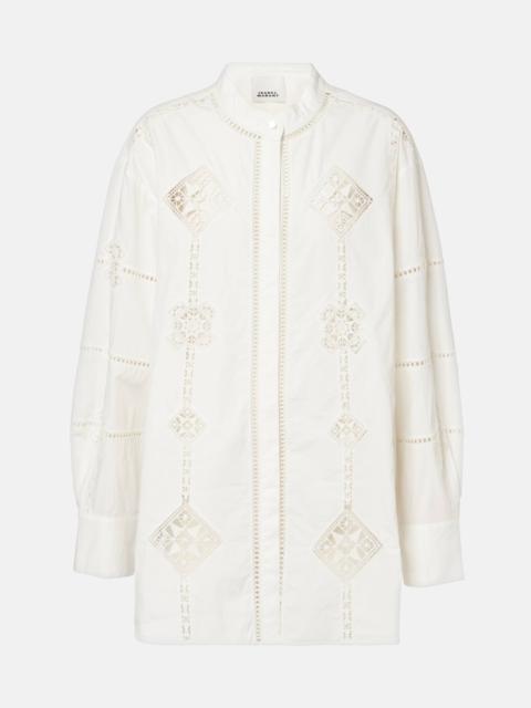 Isabel Marant Soeline cotton poplin blouse