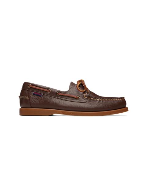 SEBAGO Brown Portland Martellato Boat Shoes