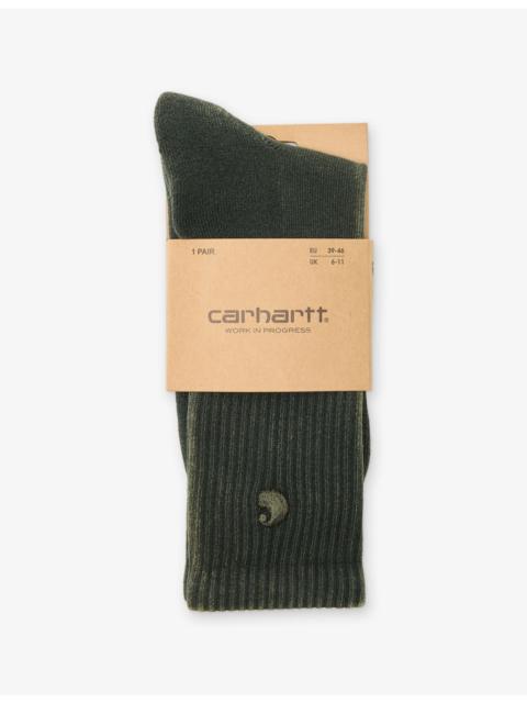 Carhartt WIP Lambert Brand-Embroidered Cotton Socks