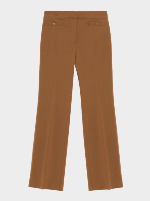 ULLA JOHNSON Blanca Straight-Leg Trousers