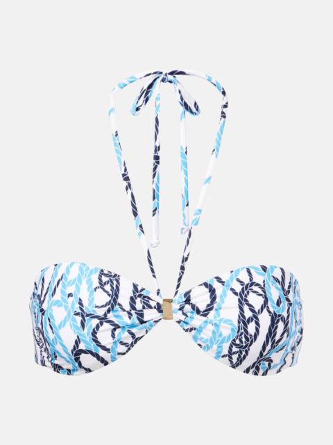MELISSA ODABASH Liguria halterneck bikini top