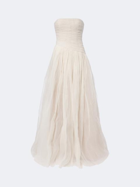 DANIELLE FRANKEL Bridal Mila silk organza bustier gown