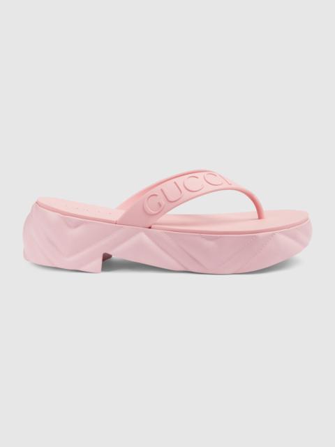 GUCCI Women's thong platform sandal