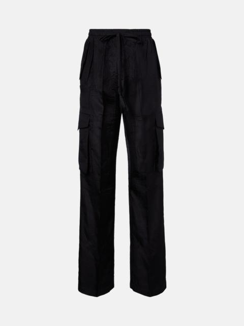 PHOEBE PHILO Silk cargo pants