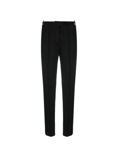 cut-out detailing slim-fit trousers