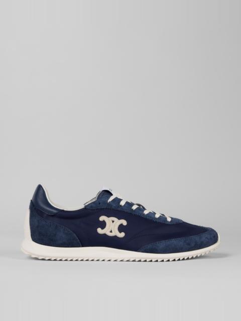 CELINE RACER SNEAKER IN NYLON, SUEDE CALFSKIN AND CALFSKIN
