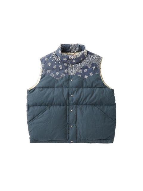 visvim KERCHIEF DOWN VEST NAVY