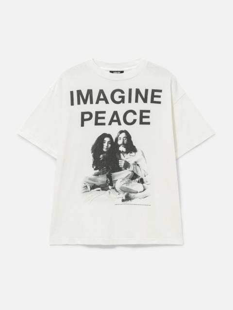 SAINT M×××××× SAINT MICHAEL × JOHN LENNON IMAGINE PEACE SHORT SLEEVES T-SHIRT