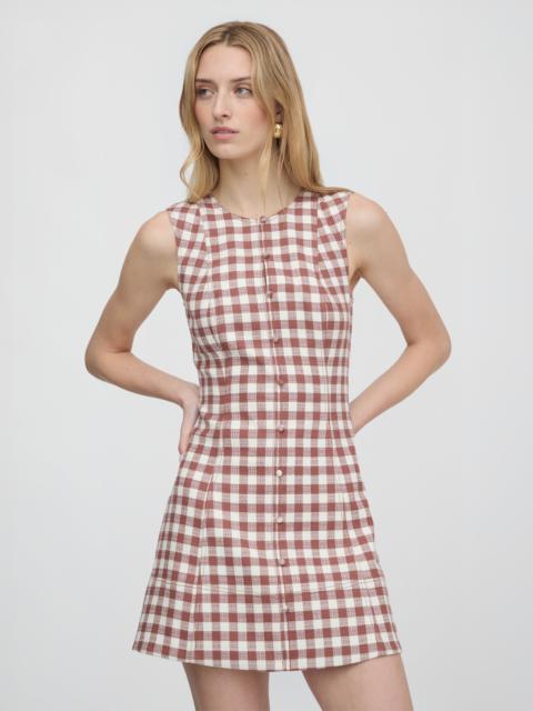 Hill House Home The Angie Dress - Cognac Gingham