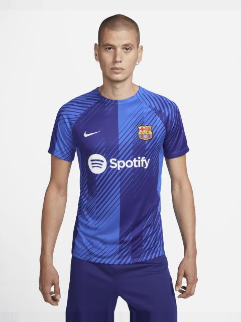 FC Barcelona Academy Pro Nike Men's Dri-FIT Pre-Match Soccer Top